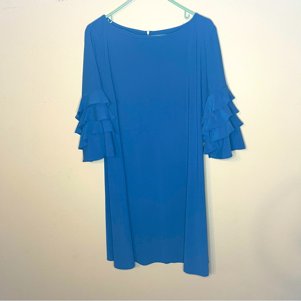 Gabby Skye A-Line Dress Blue Size 16W